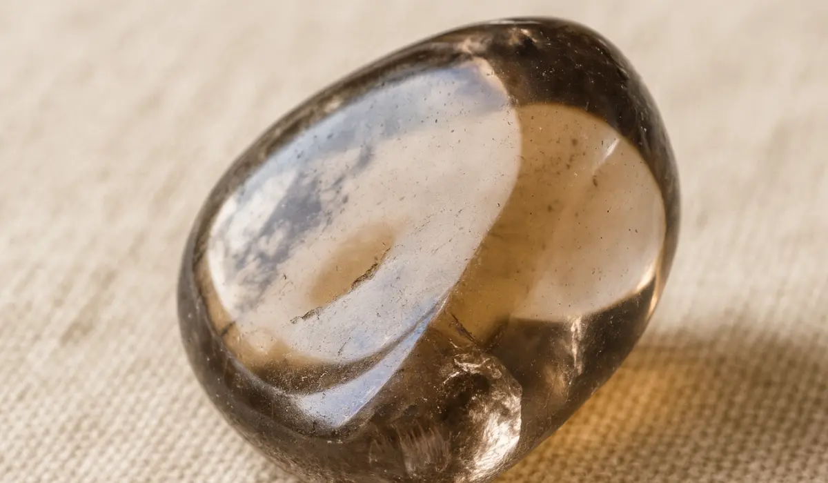 quartz fumé roulé
