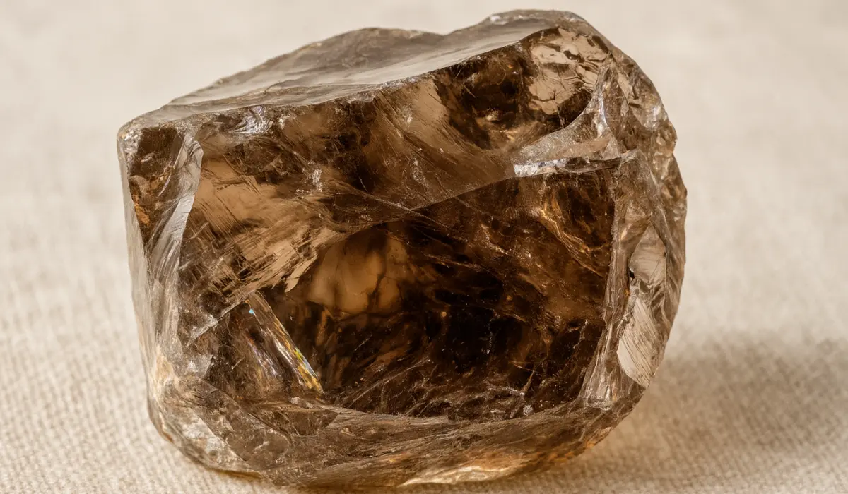 quartz fumé brut