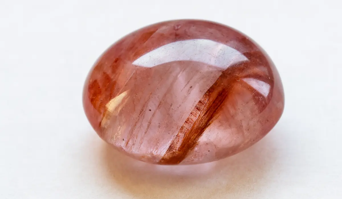 Quartz hématoïde roulée