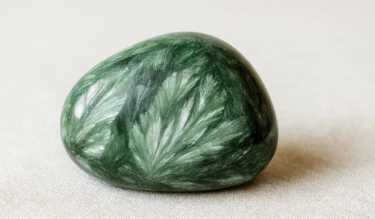 Séraphinite roulée