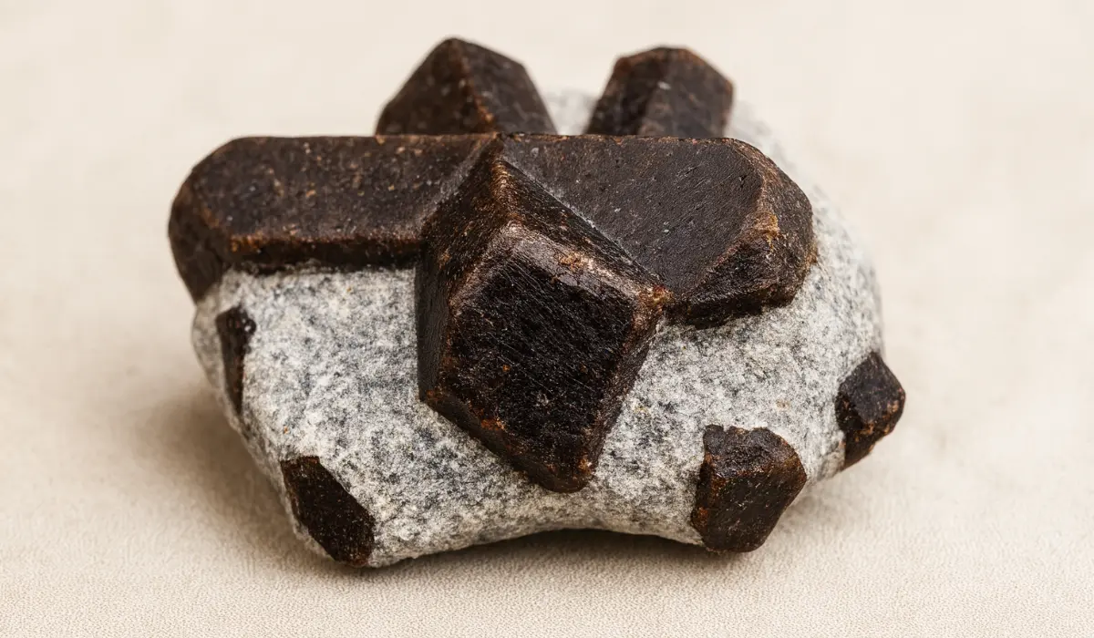 Staurotide taillée