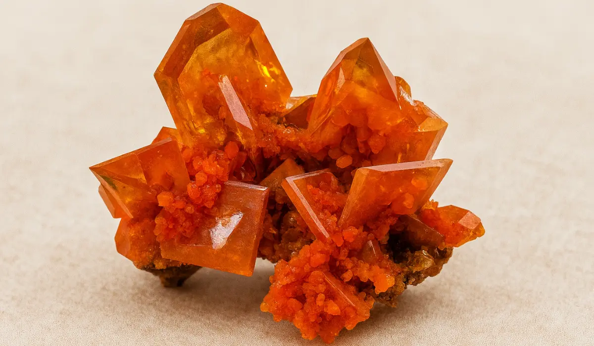 wulfenite brute ornementale