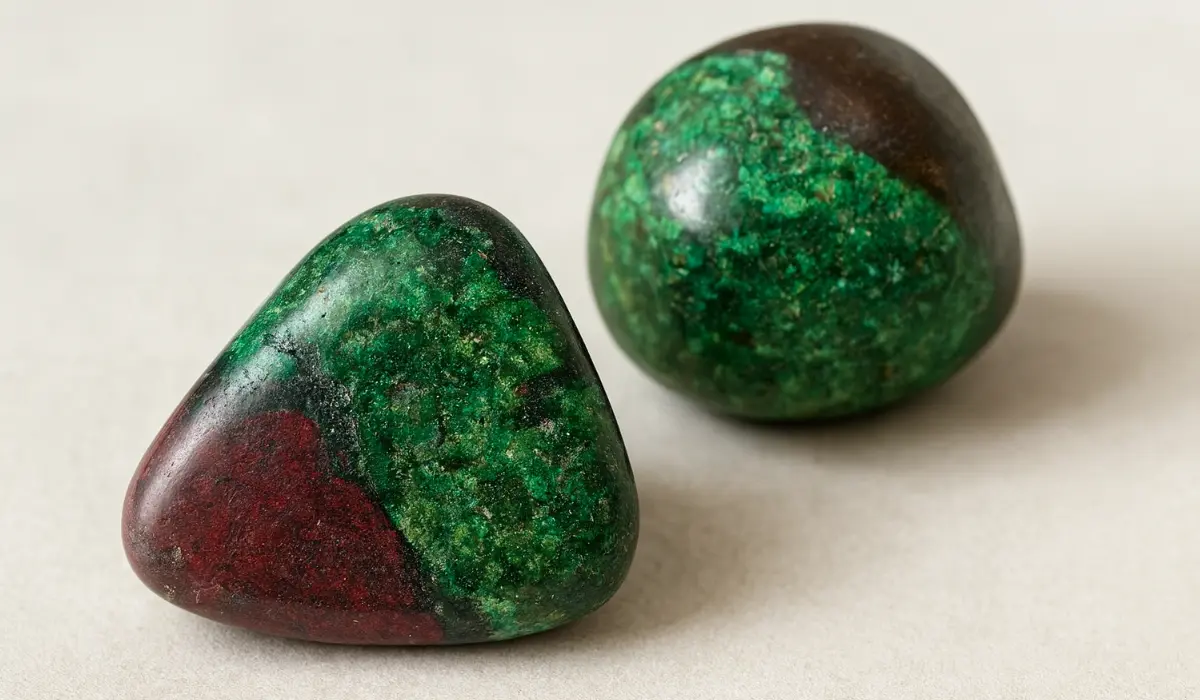 cuprite malachite roulée