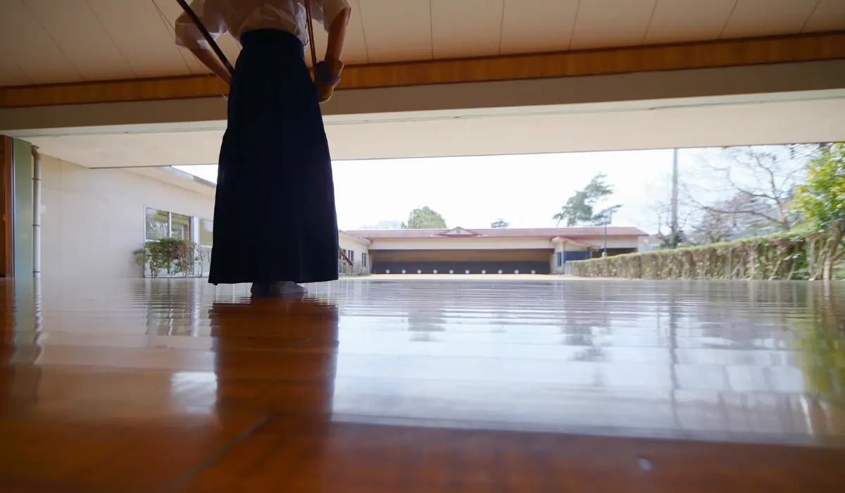 Dojo ouvert sur l'extérieur