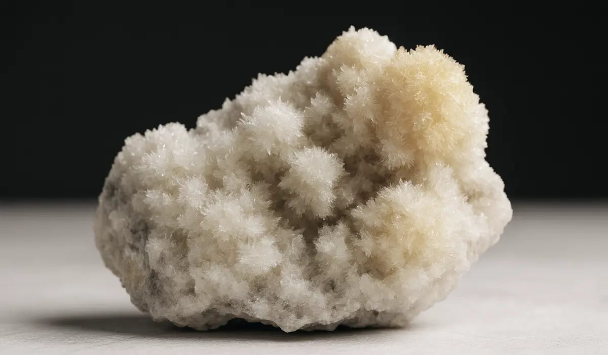 Strontianite brute et fibreuse