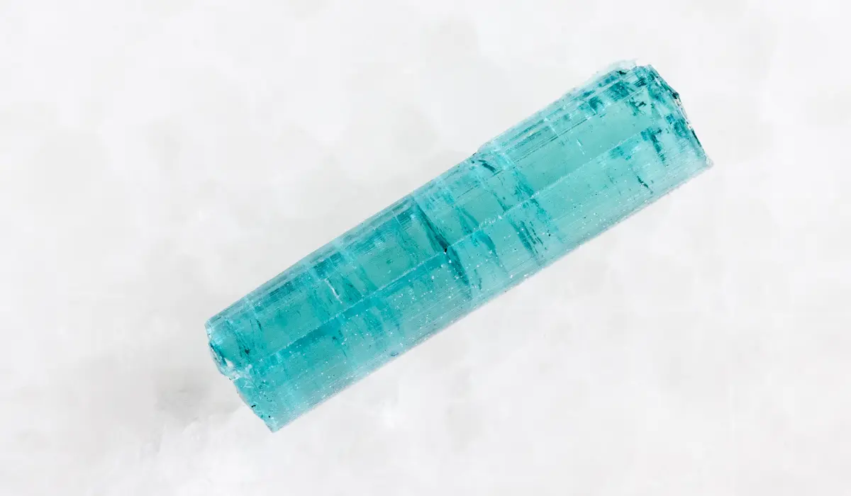 Indicolite taillée