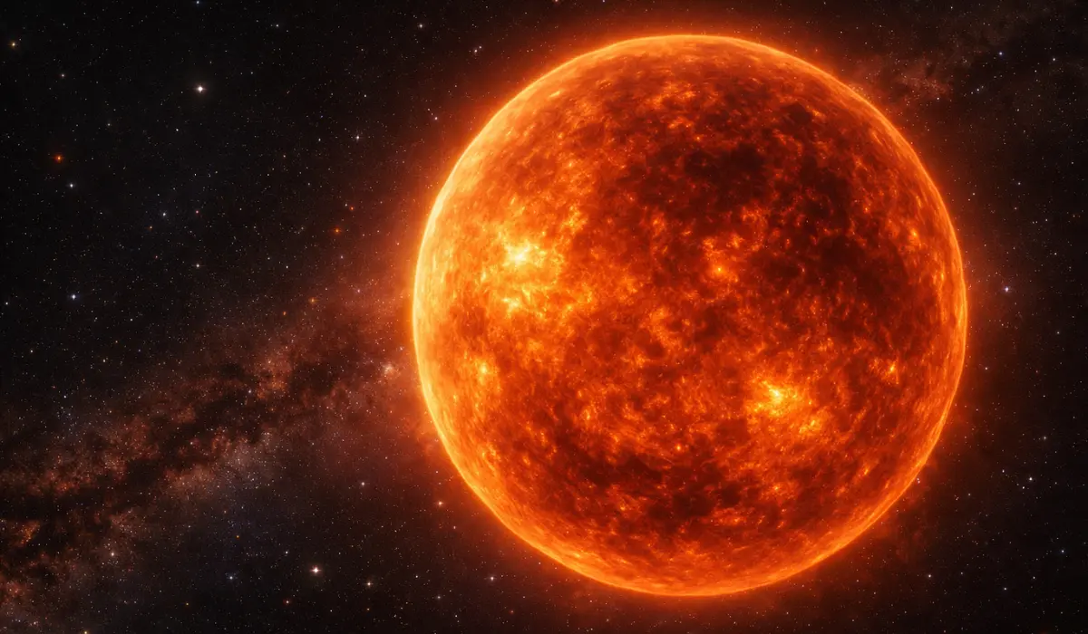 antares, vue d'artiste