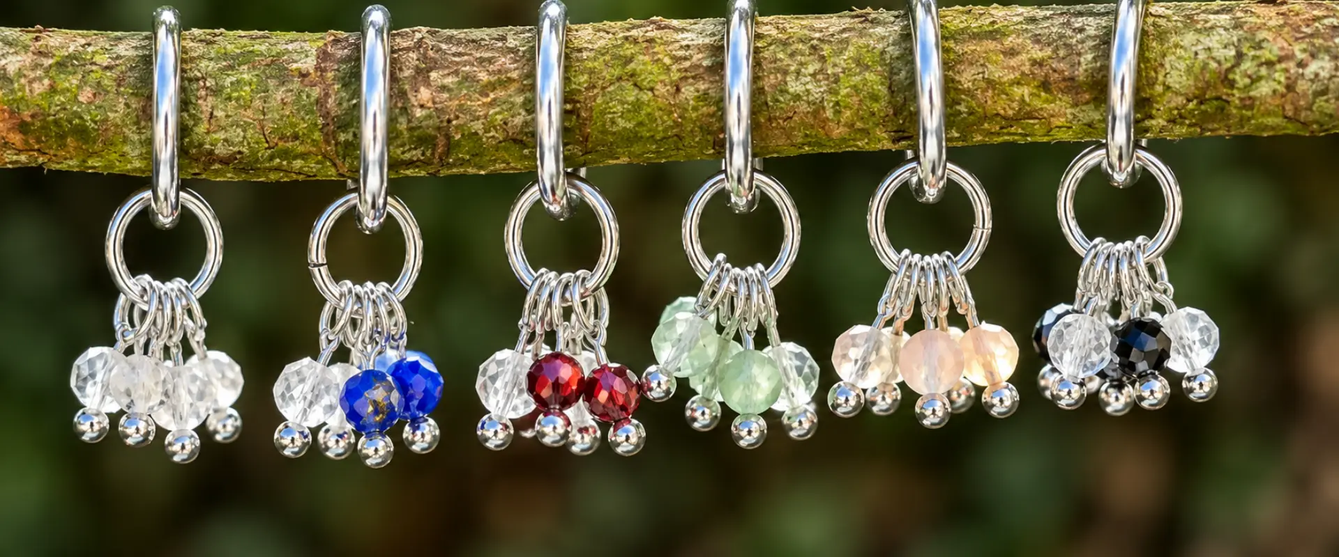Boucles d'oreilles de lithothérapie Reliques n°2